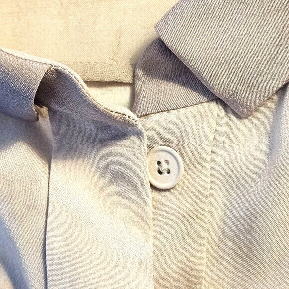 Elie Tahari Women’s Silk Asymmetric Top S – Quiet Luxury Artwear Minimalist - Picture 6 of 13